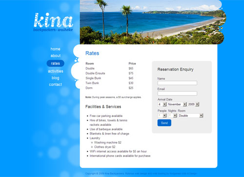 Kina Backpackers Kina Backpackers