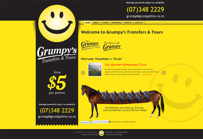 Grumpy’s Transfers & Tours: Homepage